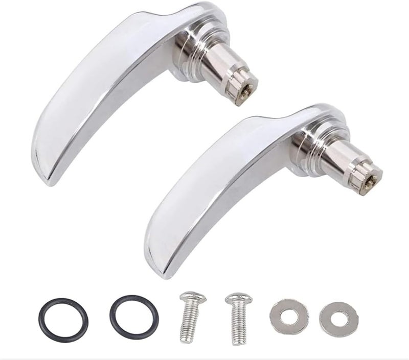 SWESGI Saddle Bag Latch for Street Glide Road King Road Glide Ultra Limited Hard Bags Saddlebag Latch Lever for Harley Davidson Touring 2014-2024 (Lever Chrome) - Image 1